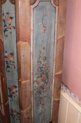 Lot 4450 - A 19th century Scandinavian stained and floral...