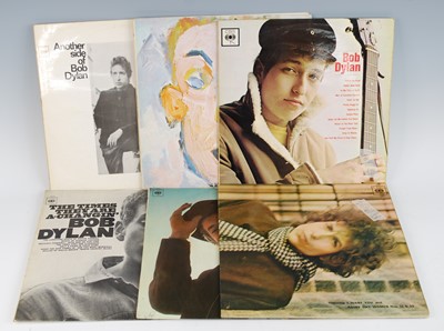 Lot 1055 - Bob Dylan, a collection of 12" vinyl to...