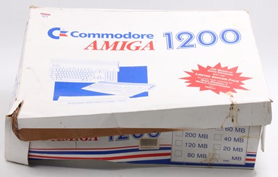 Lot 1962 - An original Commodore 1200 Amiga boxed limited...