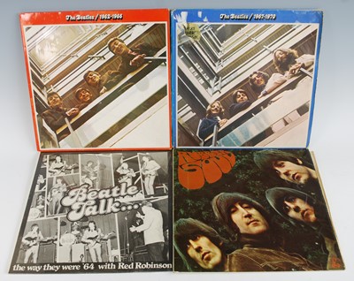 Lot 1053 - The Beatles, a collection of 12" vinyl to...