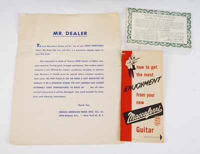 Lot 1113 - Mark Griffiths', a 1950s Maccaferri G40 Dow...