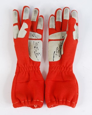 Lot 1281 - Formula 1, a pair of OMP Racing Gloves, with...