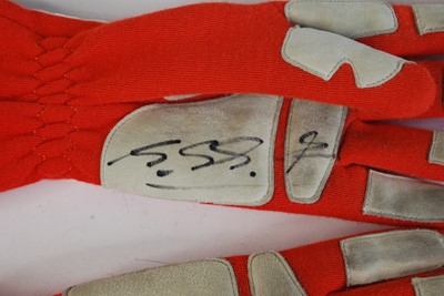 Lot 1281 - Formula 1, a pair of OMP Racing Gloves, with...