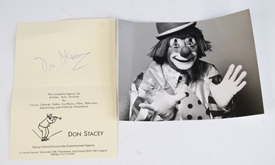 Lot 1166 - Circus interest, Don Stacey of Stacey-Garrard...