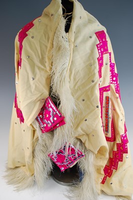 Lot 1176 - Circus interest, a 1970's cape having a blue...
