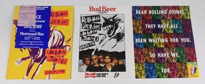 Lot 1154 - A collection of concert tour programmes to...