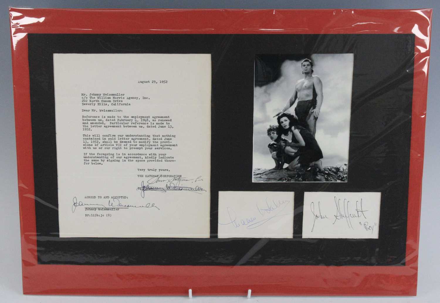 Lot 1200 - Johnny (Tarzan) Weissmuller, (1904-1984), an...