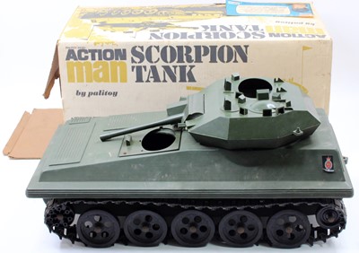 Lot 1806 - A Palitoy Action Man Scorpion Tank in its...