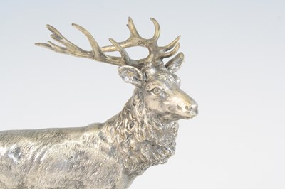 Lot 1247 - A George V white metal trophy, modelled as a...