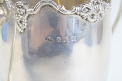 Lot 1248 - A George V. silver trophy cup, the shaped rim...