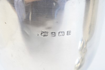 Lot 1251 - A George V silver trophy goblet, of typical...