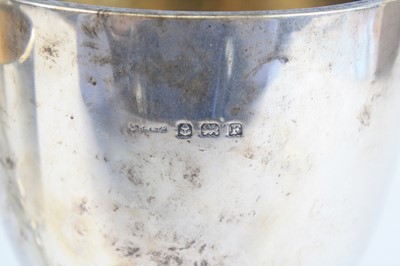 Lot 1251 - A George V silver trophy goblet, of typical...