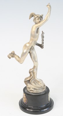 Lot 1257 - A collection of three 1930's pewter trophies,...
