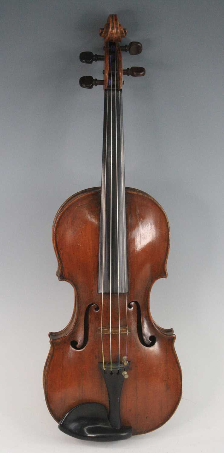 Lot 1106 - An early 20th century violin, having a one...