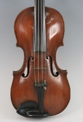 Lot 1106 - An early 20th century violin, having a one...