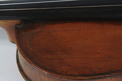 Lot 1106 - An early 20th century violin, having a one...