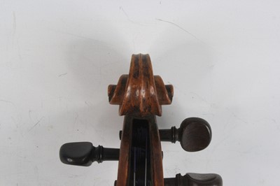 Lot 1106 - An early 20th century violin, having a one...