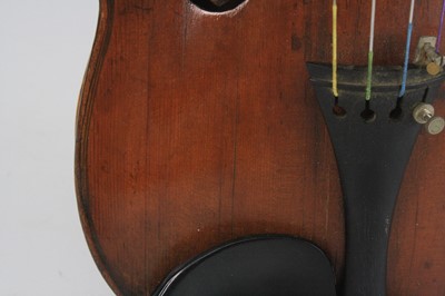 Lot 1106 - An early 20th century violin, having a one...