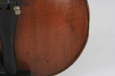 Lot 1106 - An early 20th century violin, having a one...