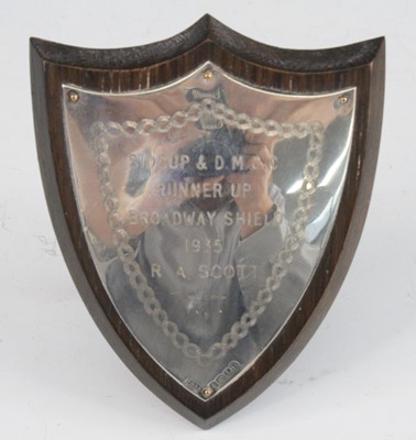 Lot 1260 - A collection of George V silver and enamelled...