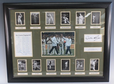 Lot 1274 - Dickie Bird, My Greatest England XI, a...