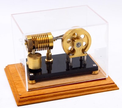 Lot 26 - Jan Ridder style flame licker vacuum engine,...
