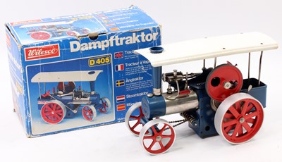 Lot 43 - A Wilesco No. D405 Traction Engine comprising...