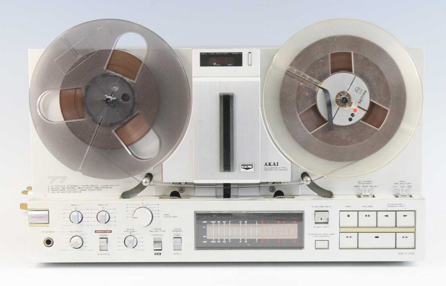 Lot 1097 - An Akai GX-77 4-Track Stereo Tape Deck, quick...