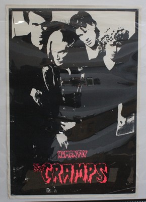 Lot 1145 - The Cramps, a promotional poster for the 1983...