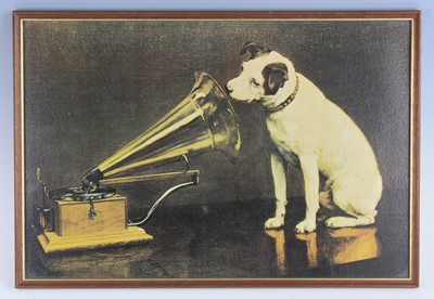 Lot 1005 - After Francis Barraud, (1856-1924), Nipper,...