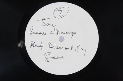 Lot 1018 - Bob Dylan, Desire, White label with hand...
