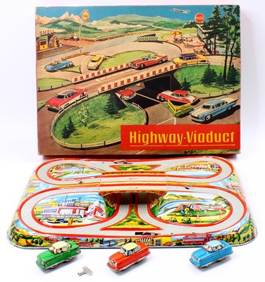 Lot 1832 - Technofix No.298 Highway Viaduct, tinprinted...