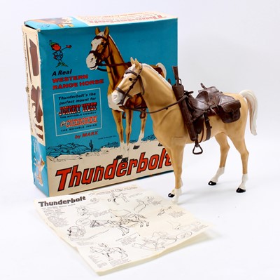 Lot 1821 - A Marx Toys No. 2061 Johnny West "Thunderbolt"...