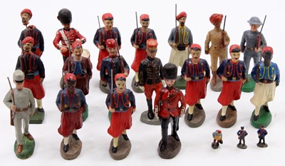 Lot 1724 - Collection of various Elastolin and compsotion...