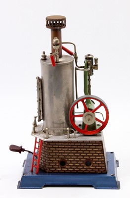 Lot 71 - Wilesco, D455 vertical steam plant with tray...