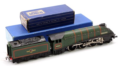 Lot 379 - L11 Hornby-Dublo3-rail 4-6-2 loco & tender...