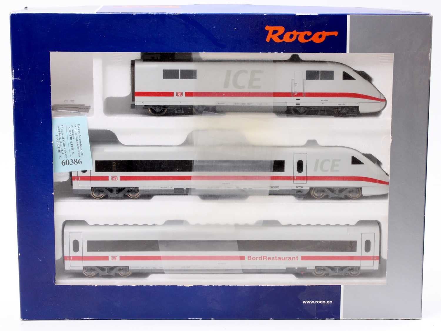 Lot 518 - Roco 63087 DB-AG ICE 3-car electric set,