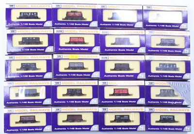 Lot 666 - Dapol N Gauge Rolling Stock Group, 20 examples,...