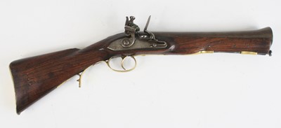 Lot 505 - A George III style flintlock blunderbuss, the...