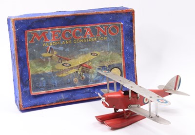 Lot 1868 - A Meccano Aeroplane Constructor Kit No. 0 RAF...