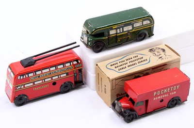 Lot 1854 - Wells Brimtoy Pocketoy tinplate and clockwork...