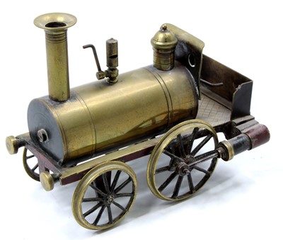 Lot 85 - A Late Victorian brass dribbler type...