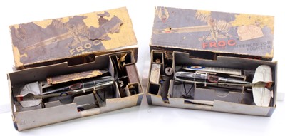 Lot 1820 - A pair of boxed frog Mark IV Interceptor...