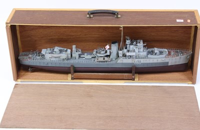 Lot 92 - A very well made 1/96 scale model of an HMS...