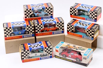 Lot 1888 - A collection of 7 boxed vintage Scalextric...