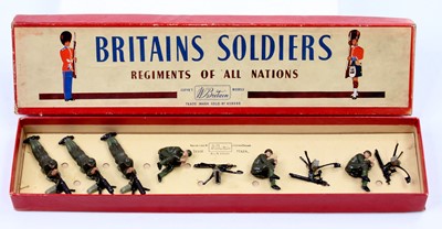 Lot 1791 - Britains, Set 1318, Machine Gunners [1946...