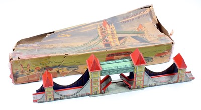 Lot 1831 - A Technofix tinplate and clockwork model of a...