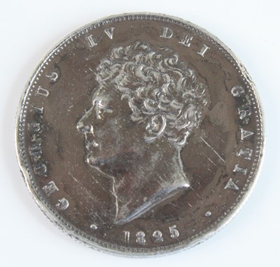 Lot 2382 - Great Britain, 1825 half crown, George IV bare...