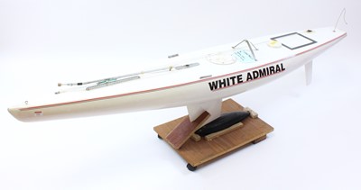 Lot 104 - A very large white Admiral A class racing...