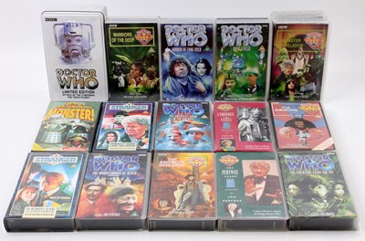 Lot 1945 - Two boxes of mixed Doctor Who related ephemera...